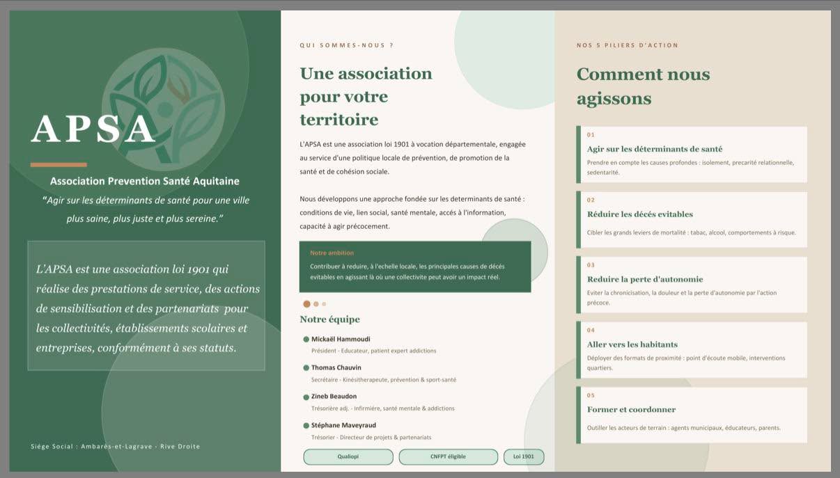 📢 APSA - découvrez notre identité visuelle ! 🌿
