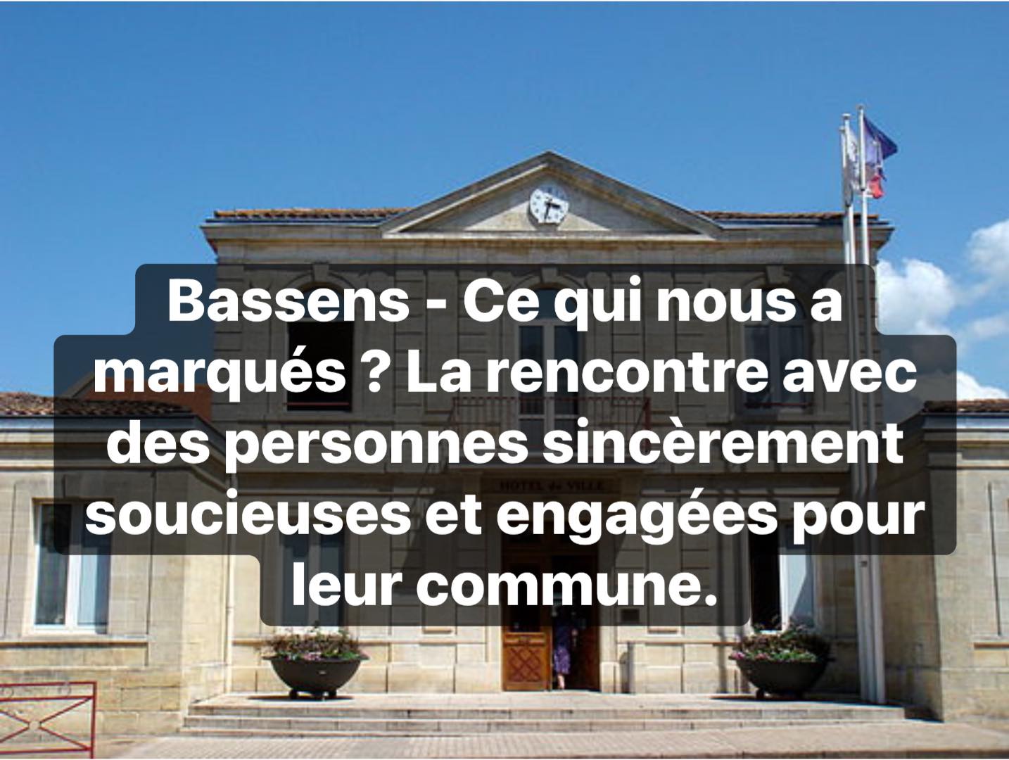 L’APSA REÇUE EN MAIRIE Ville de Bassens